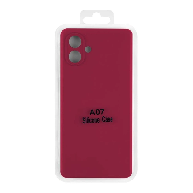 Чохол Silicone Cover Full Camera (A) для Samsung Galaxy A07 (A075) Колір 05.Lilac - изображение 10