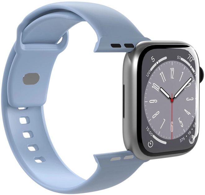 Pasek Puro Sport Nylon Strap do Apple Watch 38/40/41 mm 2 szt. Light Blue (8018417442421) - obraz 3