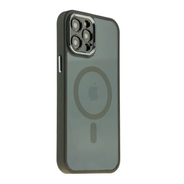 Чохол TPU+PC+Metal Calais with MagSafe для iPhone 12 Pro Max Колір Black - зображення 10