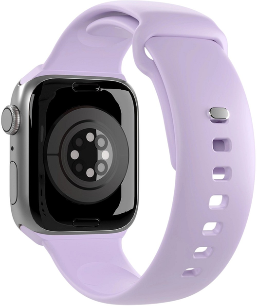 Pasek Puro Icon Silicone Strap do Apple Watch 38/40/41 mm 2 szt. Lavender (8018417442445) - obraz 4
