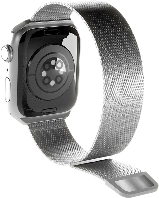 Pasek Puro Milanese Stainless Steel do Apple Watch 42/44/45/49 mm Silver (8018417441387) - obraz 5