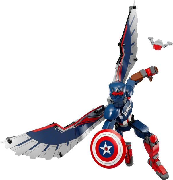 Конструктор LEGO Marvel Фігурка нового Капітана Америки 359 елементів (76296) - зображення 12