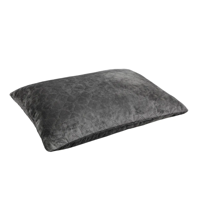 Подушка декоративна "VELOUR" Сіра, 40x40 - Фото 3 Подушка декоративна "VELOUR" Сіра, 40x40 - зображення 3