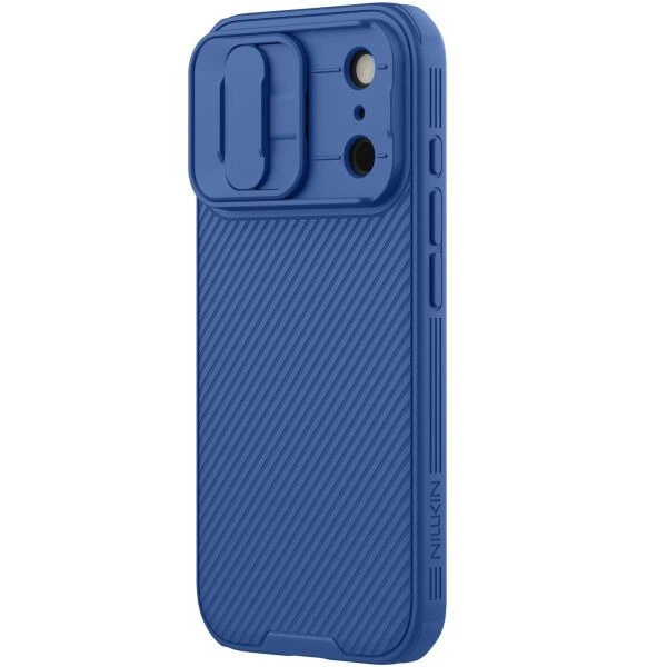 Чехол со шторкой для камеры NILLKIN CamShield Pro для iPhone 17 Pro - Blue - изображение 2