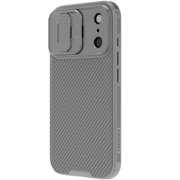Чохол зі шторкою для камери NILLKIN CamShield Pro для iPhone 17 Pro - Grey - зображення 2