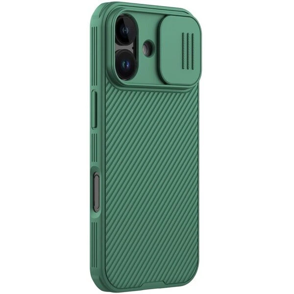 Чехол со шторкой для камеры NILLKIN CamShield Pro для iPhone 17 - Green - изображение 2