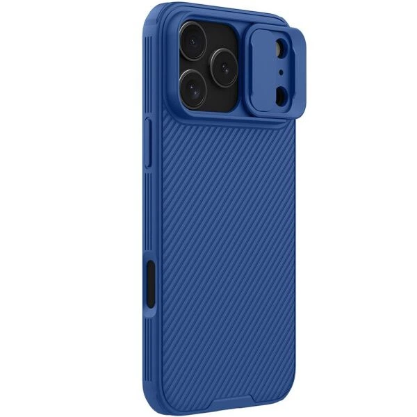 Чехол со шторкой для камеры NILLKIN CamShield Pro для iPhone 17 Pro Max - Blue - изображение 2