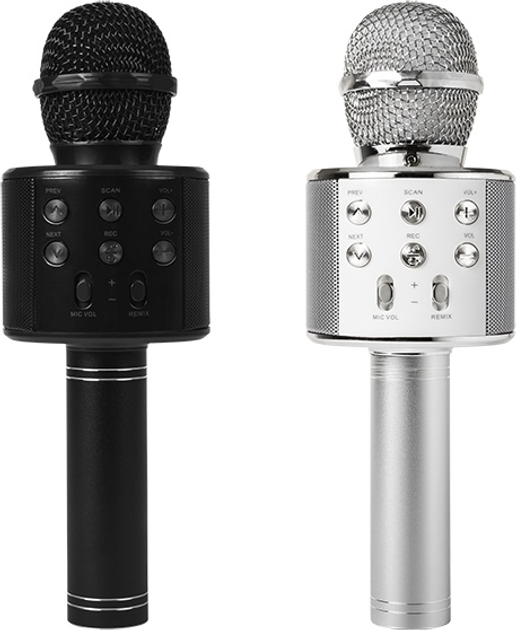 Мікрофон Blow PRM 402 (2-pack) Silver-Black (33-147#) - зображення 1