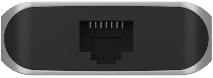 Док-станція Icy Box USB Type-C - USB 3.2 x2, USB 2.0, USB Type-C, HDMI x2, SD, microSD, RJ-45 Grey/Black (IB-DK4012-CPD) (6105824520122) - Уцінка - зображення 6