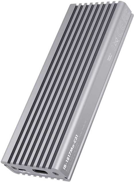 Зовнішня кишеня Icy box Raidsonic M.2 NVMe SSD USB 3.1 (Gen 2) Type-C (IB-1817Ma-C31) (6061225080686) - Уцінка - зображення 5