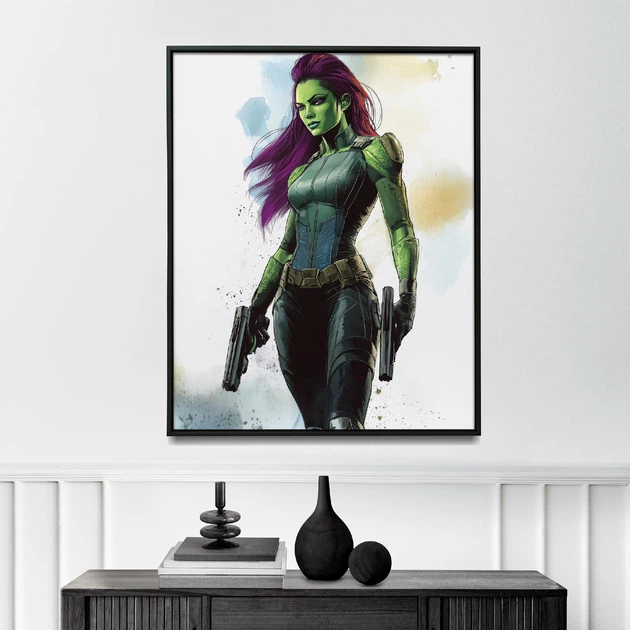 Постер супергероиня Marvel Гамора. Фан-арт. Серия Superheroine Collection А2 42х60 см (MAR12_А2) - Фото 2 Постер супергероиня Marvel Гамора. Фан-арт. Серия Superheroine Collection А2 42х60 см (MAR12_А2) - изображение 2