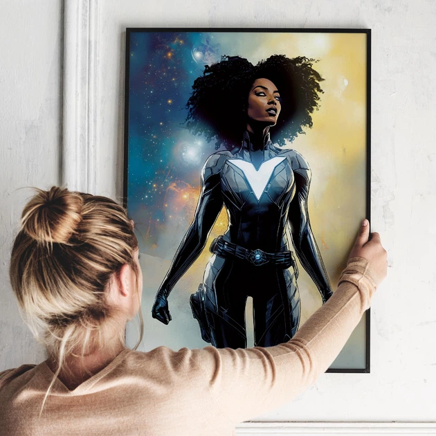 Постер супергероиня Спектрум Marvel. Фан-арт. Серия Superheroine Collection А2 42х60 см (MAR04_А2) - изображение 2