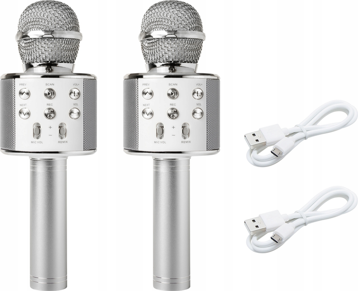 Mikrofon Blow PRM 402 (2-pack) Silver (33-148#) - obraz 2