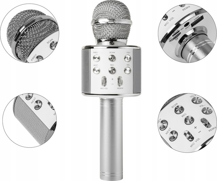 Mikrofon Blow PRM 402 (2-pack) Silver (33-148#) - obraz 3