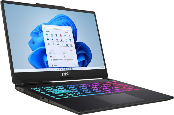 Laptop MSI Cyborg 15 A13VFK (CYBORG 15 A13VFK-1218NL) Translucent Black - obraz 3