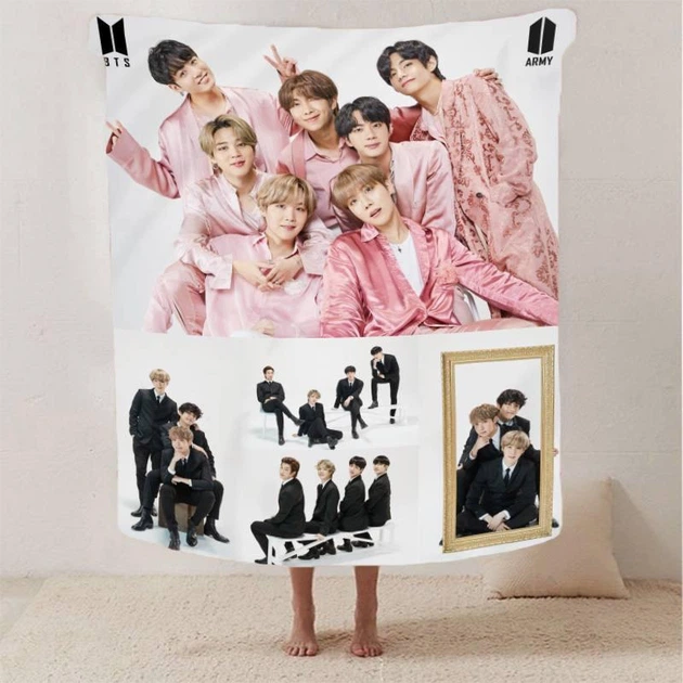 Плед 3D BTS №3 13293 135х160 см - Фото 2 Плед 3D BTS №3 13293 135х160 см - зображення 2