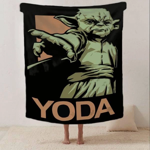 Плед 3D YODA 12280 135х160 см - Фото 2 Плед 3D YODA 12280 135х160 см - изображение 2
