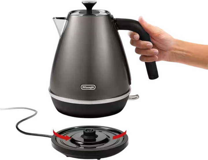 Електрочайник Delonghi KBIN2001.TB (210110212) - зображення 4