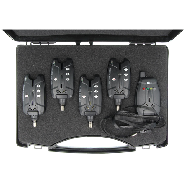 Набор сигнализаторов GC Bite Alarm Set SN65 4+1 - Фото 9 Набор сигнализаторов GC Bite Alarm Set SN65 4+1 - изображение 9
