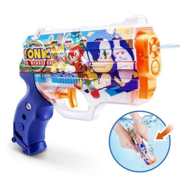 Pistolet na wodę Zuru X-Shot Fast-Fill Skins Nano Sonic The Hedgehog ZUR-118166 (4894680037526) - obraz 3