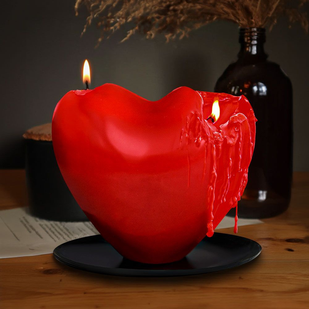Świeca Mikamax Melting Heart Candle (8719481358914) - obraz 4