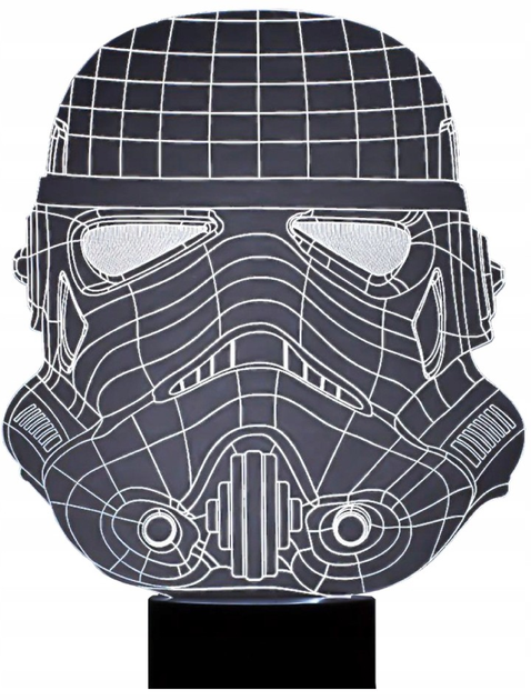 Lampka nocna Thumbs Up Storm Trooper Wire Framed Light (5060820070350) - obraz 1