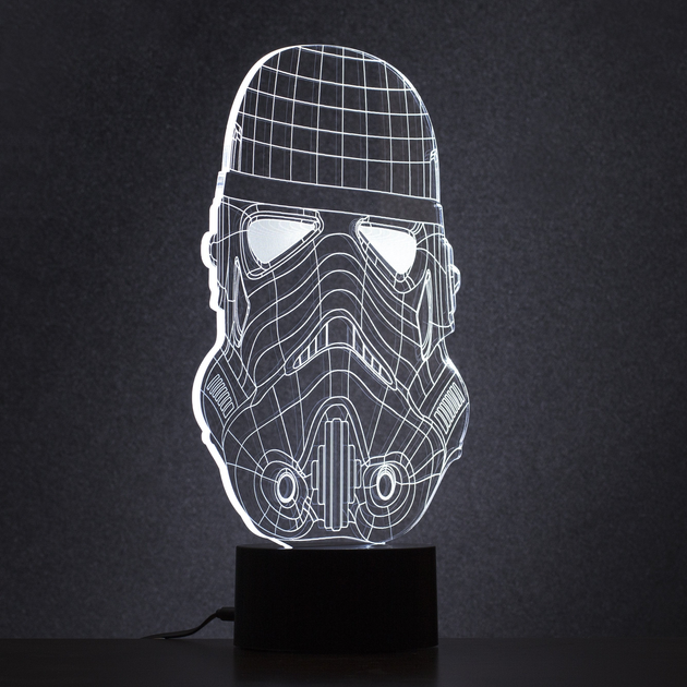 Lampka nocna Thumbs Up Storm Trooper Wire Framed Light (5060820070350) - obraz 2