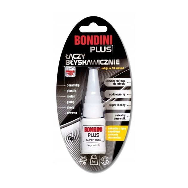 Klej błyskawiczny BONDINI PLUS 6 g (5905649000013) - obraz 1