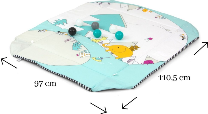 Mata edukacyjna sensoryczna dla niemowląt Milly Mally Lolly Elephant 5 w 1 (5901761126204) - obraz 7