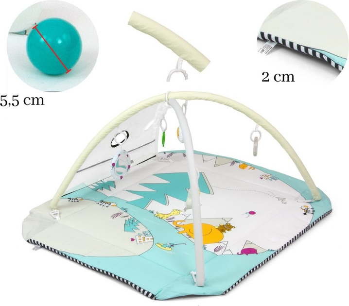 Mata edukacyjna sensoryczna dla niemowląt Milly Mally Lolly Elephant 5 w 1 (5901761126204) - obraz 10