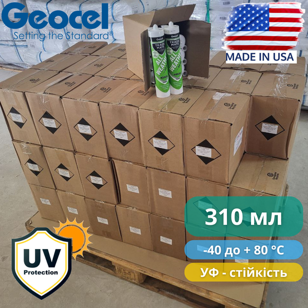 Герметик полимерный всепогодный GEOCEL All Weather , 310 мл, прозрачный - изображение 6