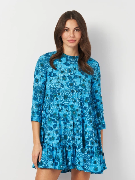 Платье женское Zara 5216/564 XL Бирюзовое (05216056400052) - Фото 1 Платье женское Zara 5216/564 XL Бирюзовое (05216056400052) - изображение 1