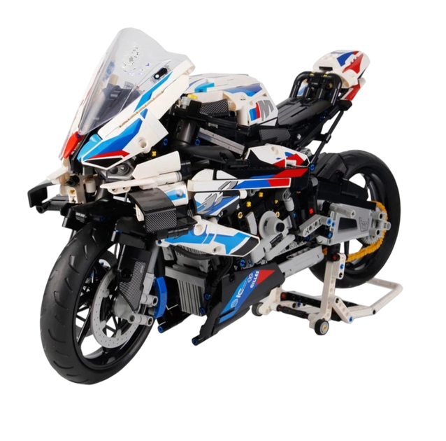 Конструктор Мотоцикл BMW M 1000 RR 1920 деталей в масштабі 1:5 (У крафтовій упаковці) - зображення 3