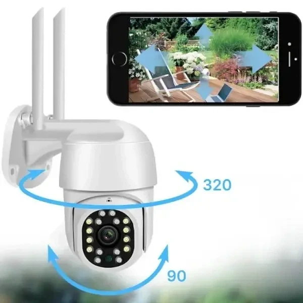Беспроводная камера видеонаблюдения V6-Wi-Fi APP ycc365 plus 9082 - Фото 2 Беспроводная камера видеонаблюдения V6-Wi-Fi APP ycc365 plus 9082 - изображение 2