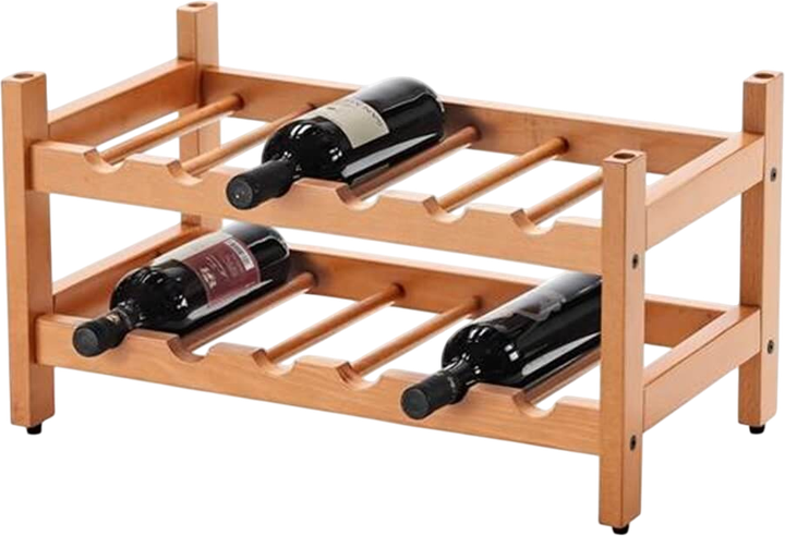 Stojak na butelki Arredamenti Billerone brązowy 49 x 29 cm (8023856547125) - obraz 2