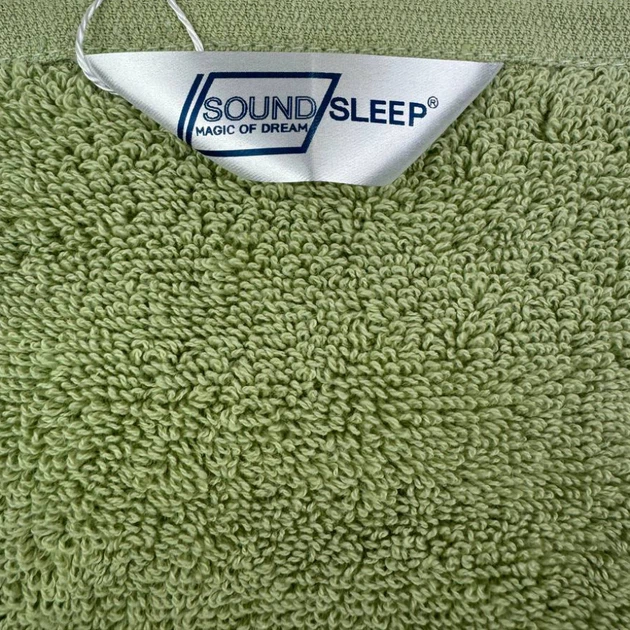 Рушник махровий з петелькою SoundSleep Delicat 70х140 см 500 гм2 олива (94313307) - зображення 2