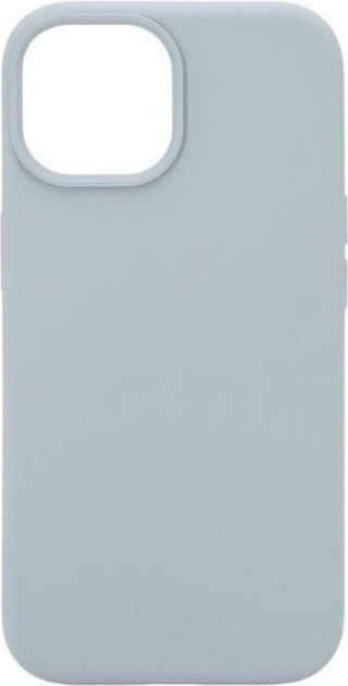 Etui plecki Connect Premium Magsafe Soft Touch Silicone do Apple iPhone 15 Grey-Blue (CONAPPP15SCMFGB) - obraz 1