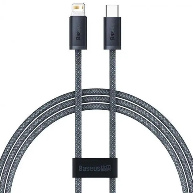 Дата кабель Baseus Dynamic Series Type-C to Lightning 20W (1m) (CALD000002) Slate Gray - Фото 1 Дата кабель Baseus Dynamic Series Type-C to Lightning 20W (1m) (CALD000002) Slate Gray - зображення 1