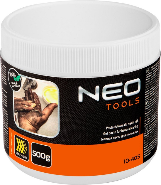 Паста для миття NEO Tools гель 500 г 10-405 Жовта (5907558467192) - зображення 1