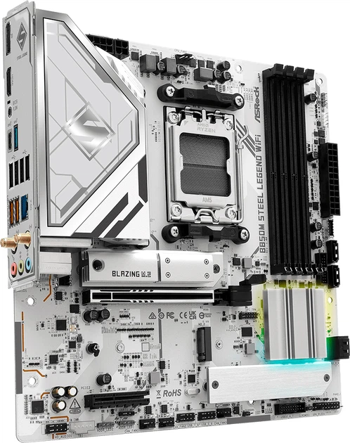 Płyta główna ASRock B850M Steel Legend Wi-Fi (sAM5, AMD B850, PCI-Ex16) - obraz 2