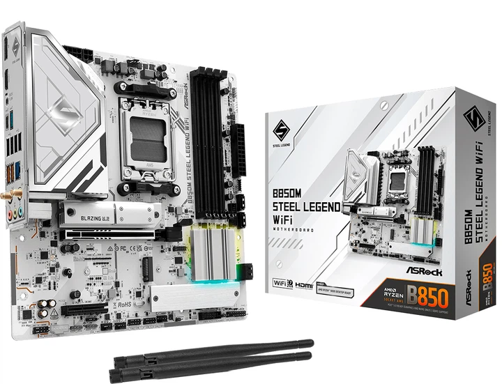 Płyta główna ASRock B850M Steel Legend Wi-Fi (sAM5, AMD B850, PCI-Ex16) - obraz 5