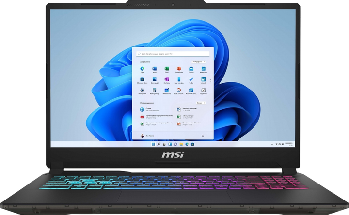 Laptop MSI Cyborg 15 (A13UC-689NL) Translucent Black - obraz 1