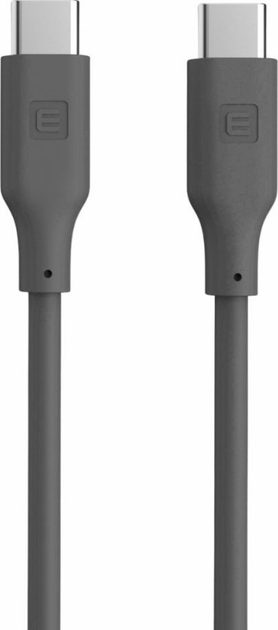 Kabel Evelatus USB Type-C – USB Type-C 1.2 m Grey (EDCUC1G) - obraz 1