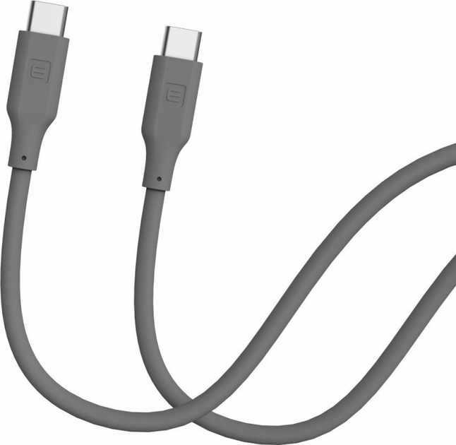 Kabel Evelatus USB Type-C – USB Type-C 1.2 m Grey (EDCUC1G) - obraz 2