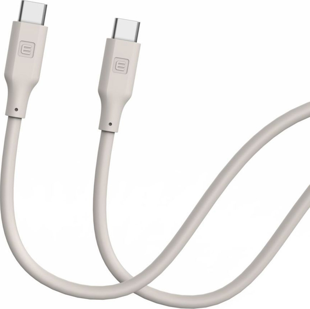 Кабель Evelatus USB Type-C – USB Type-C 1.2 м Warm Gray (EDCUC1WG) - зображення 2