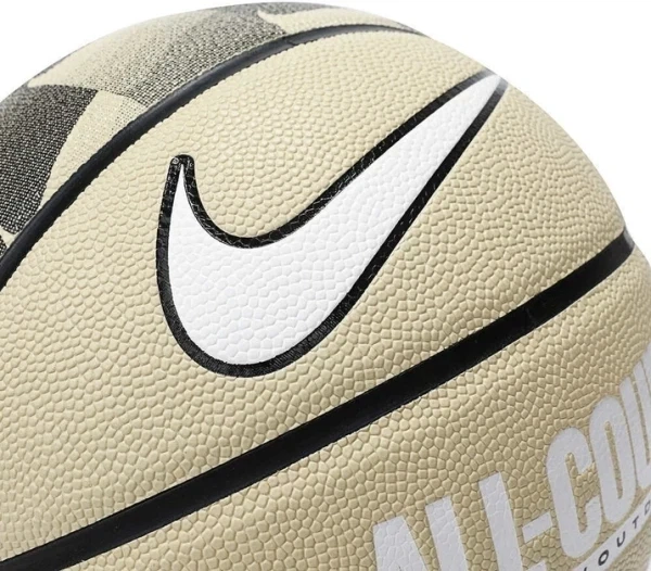 Баскетбольный мяч Nike EVERYDAY ALL COURT 8P GRAPHIC DEFLATED бежево-черный N.100.4370.703.07 Размер EU: 7 - изображение 2