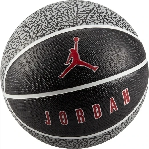 Баскетбольный мяч Nike JORDAN PLAYGROUND 2.0 8P DEFLATED черно-серо-красный J.100.8255.055.05 Размер EU: 5 - изображение 2