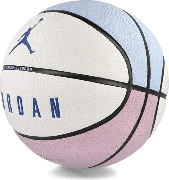 Баскетбольный мяч Nike JORDAN ULTIMATE 2.0 8P DEFLATED бело-голубой J.100.8254.421.07 Размер EU: 7 - изображение 2
