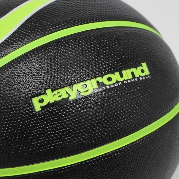 Баскетбольный мяч Nike EVERYDAY PLAYGROUND 8P DEFLATED черно-салатово-белый N.100.4498.044.05 Размер EU: 5 - изображение 2