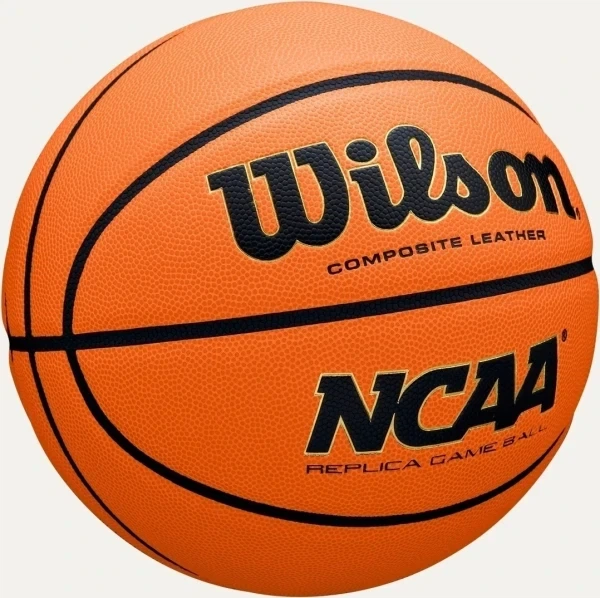 Баскетбольный мяч Wilson NCAA REPLICA GAME оранжевый WZ2022101XB7 Размер EU: 7 - Фото 2 Баскетбольный мяч Wilson NCAA REPLICA GAME оранжевый WZ2022101XB7 Размер EU: 7 - изображение 2